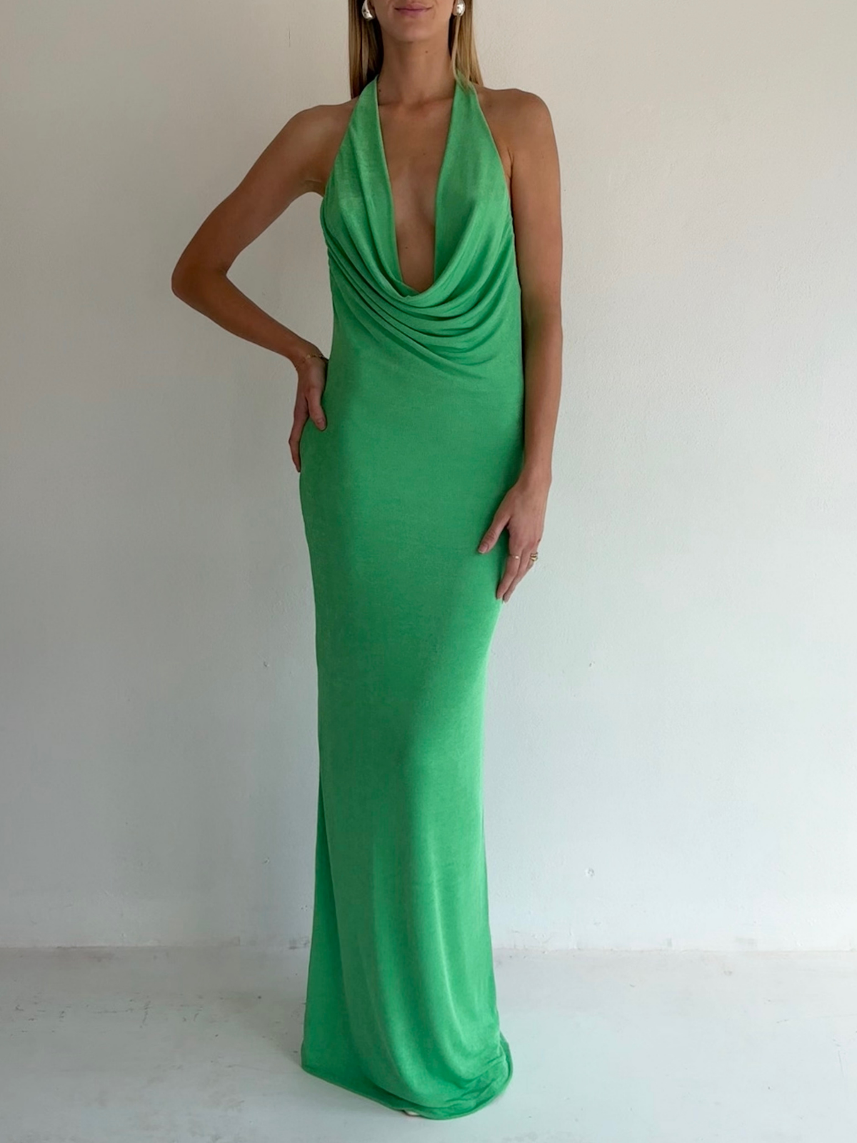 By Nicola Riley Maxi Dress in Green – Coco & Lola