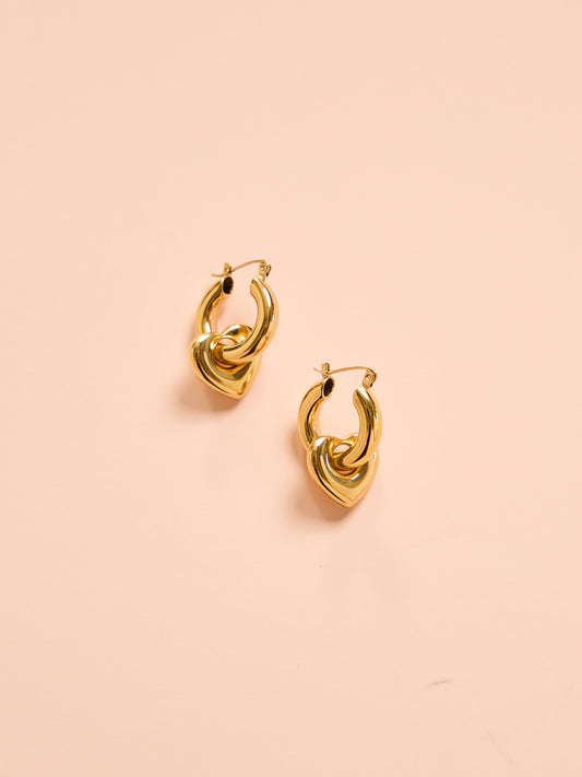 Arms of Eve Te Amo Earrings in Gold