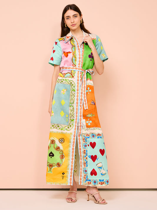 Alemais Rummy Shirtdress in Multi