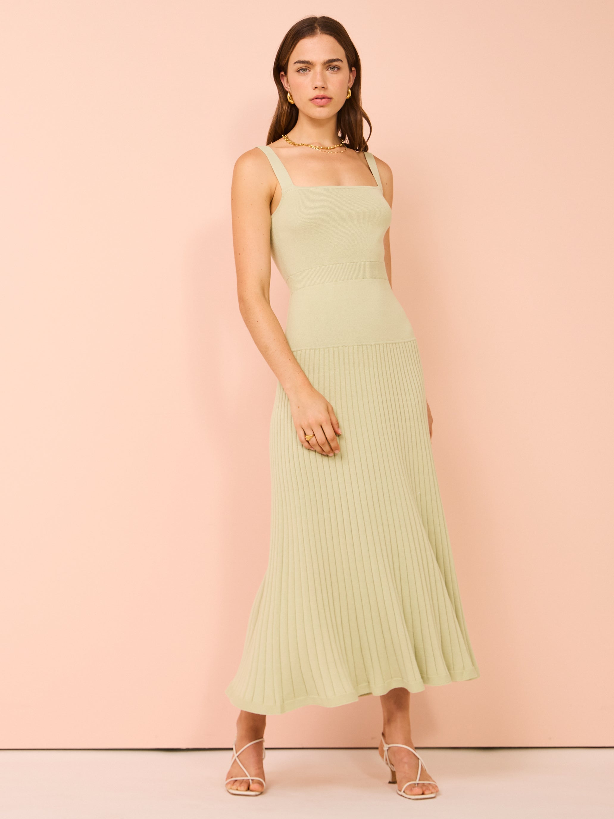 Anna Quan Chantelle Dress in Sage – Coco & Lola