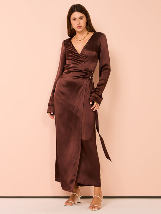 Anna Quan Harlow Dress in Shaved Chocolate