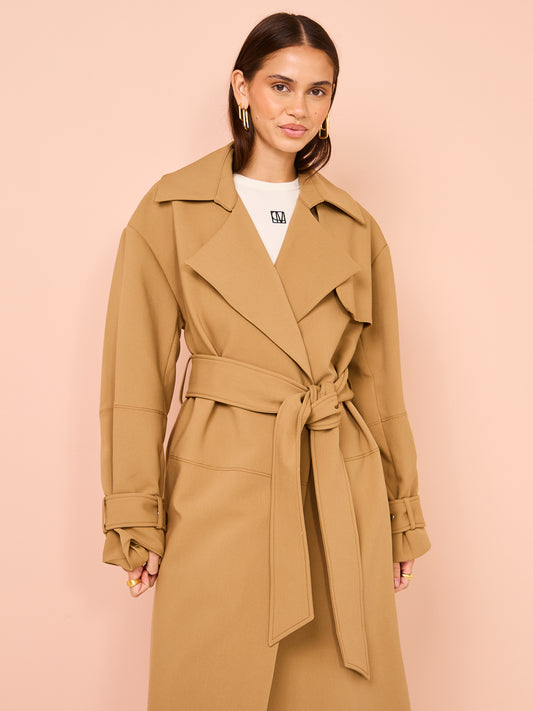 Camilla & Marc Mackinley Trench Coat in Camel