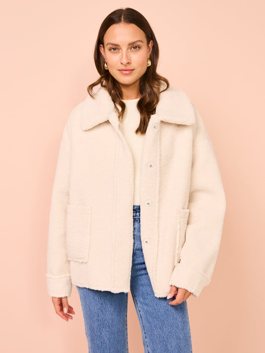 Friends with Frank The Mimi Jacket in Cream