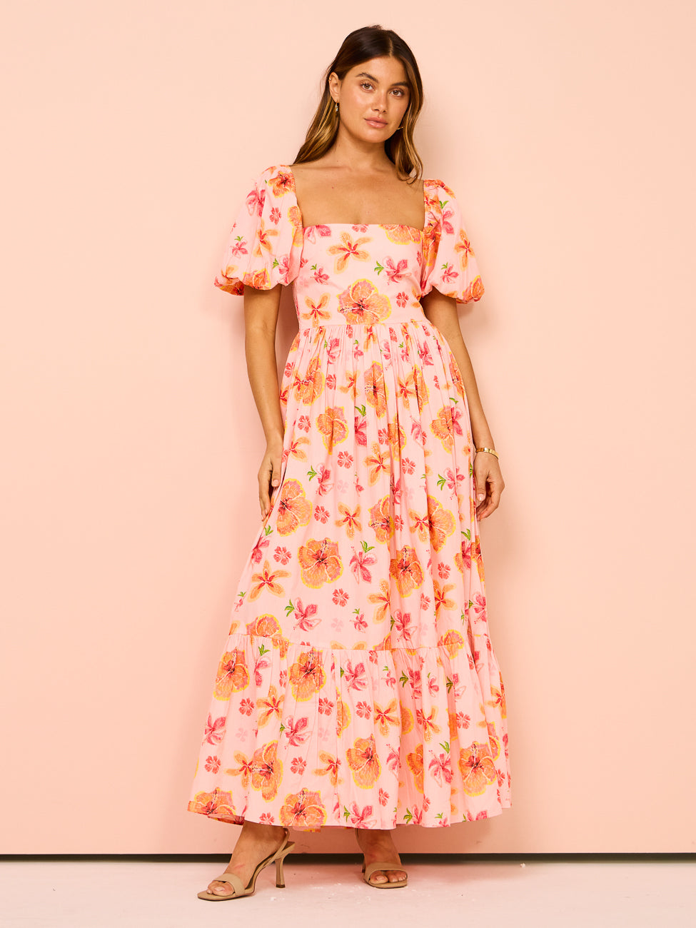 Palm Noosa Lola Maxi Dress in Spanish Hibiscus Coco & Lola Palm Noosa Lola Maxi Dress in Spanish Hibiscus Coco & Lola