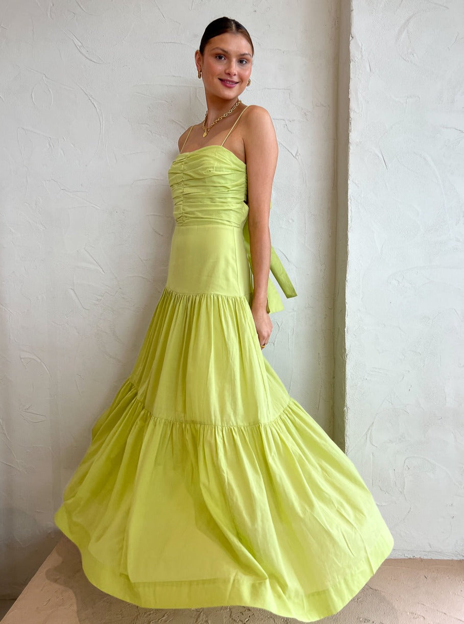 Bec and Bridge Solstice Drop Waist Maxi Dress in Lime – Coco & Lola