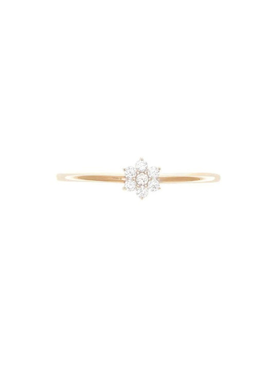 By Charlotte 14k Crystal Lotus Flower Ring