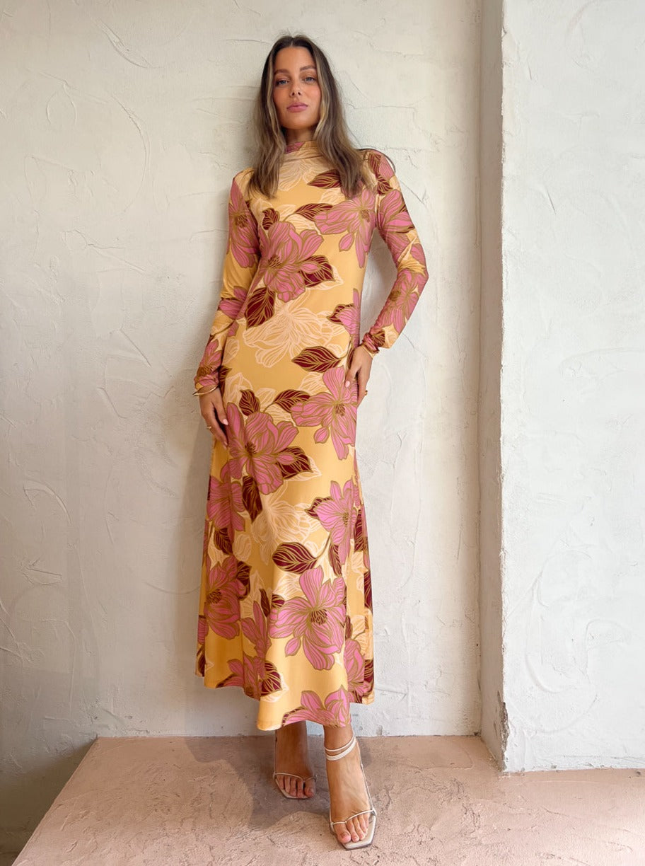 Kinney Poppy Dress in Jacaranda