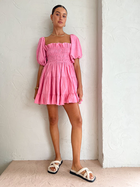 Palm Noosa Kub Dress in Pink
