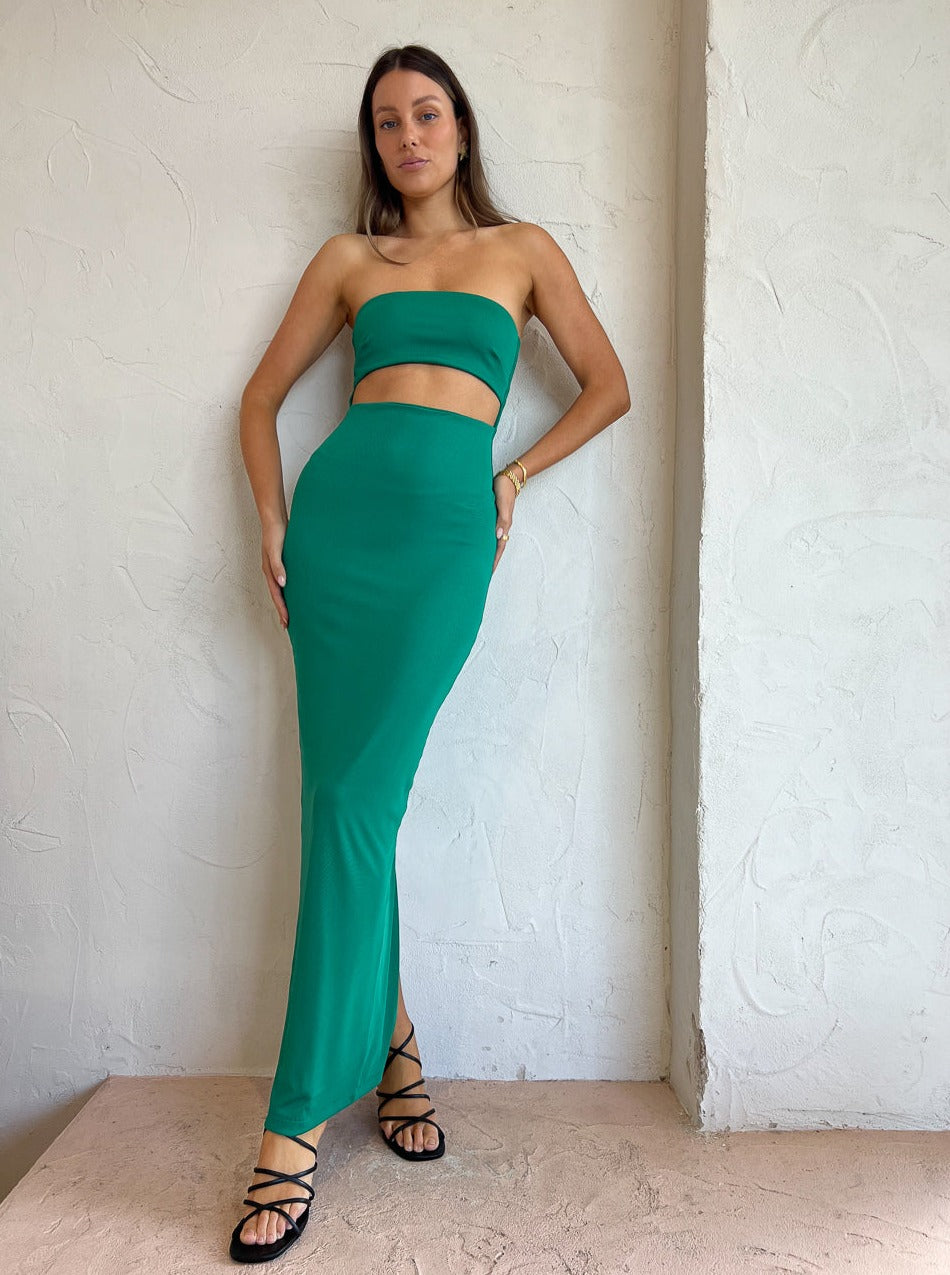 Rumer Lotte Maxi Dress in Green – Coco & Lola