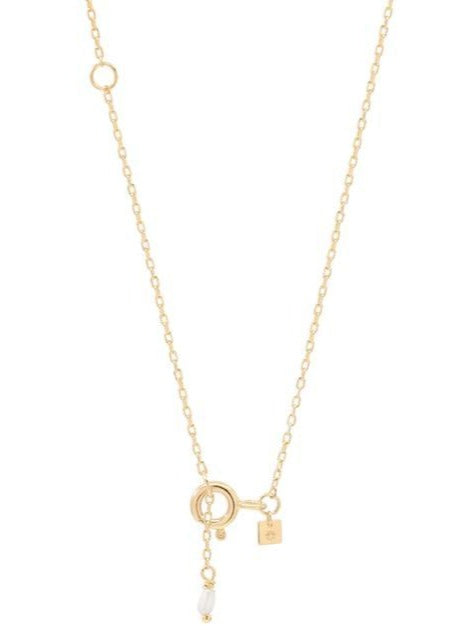 By Charlotte 14k Gold Love C Necklace in Gold