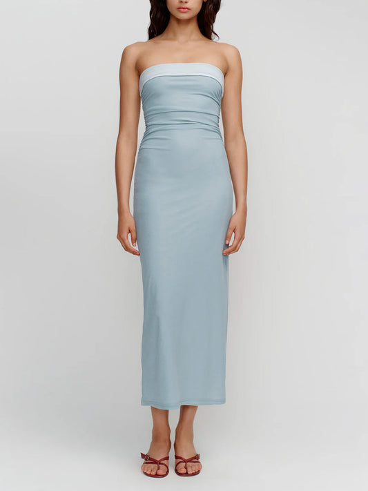 Ownley Keke Midi Dress in Glacier