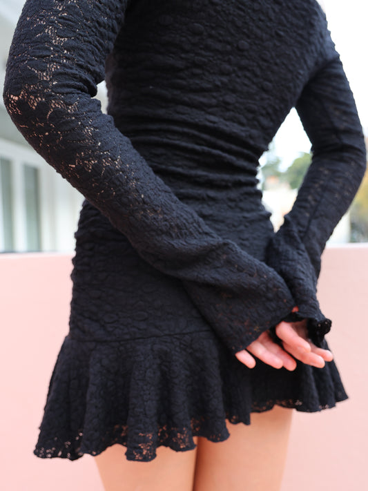 Ownley Georgia Dress in Black