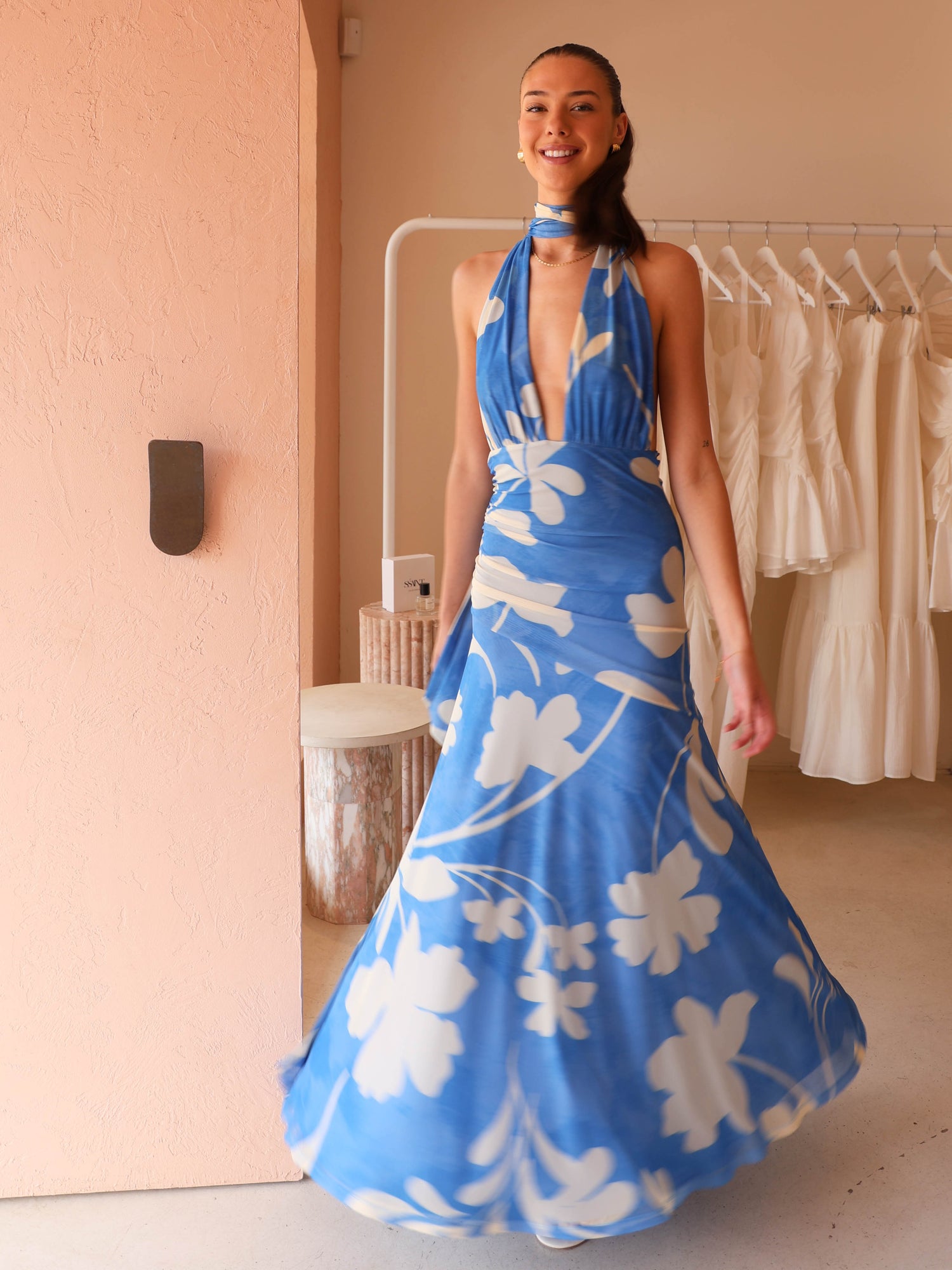 Nicola Dress Blue
