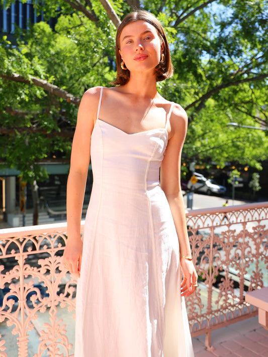 Hansen & Gretel Pepper Maxi Dress in Ivory