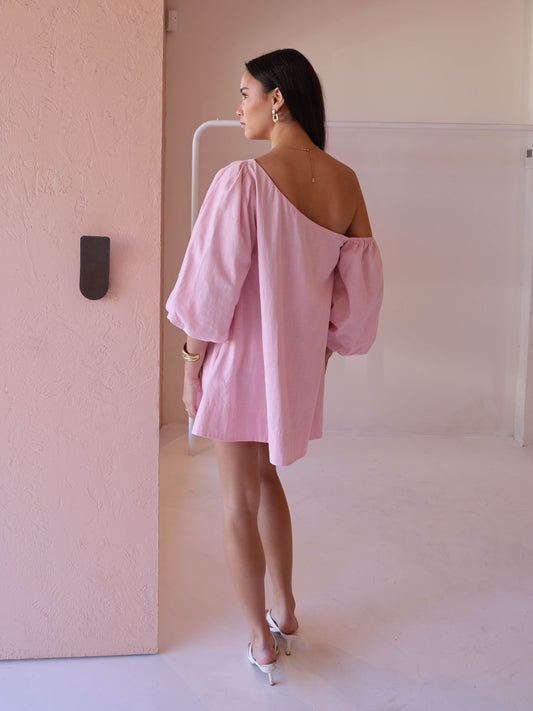 by nicola pink dress By Nicola Bowie Maxi Dress in Marshmellow Coco & Lola