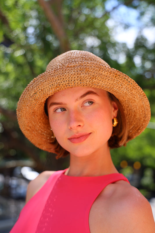 Arms of Eve Mirabel Bucket Hat in Dark Natural