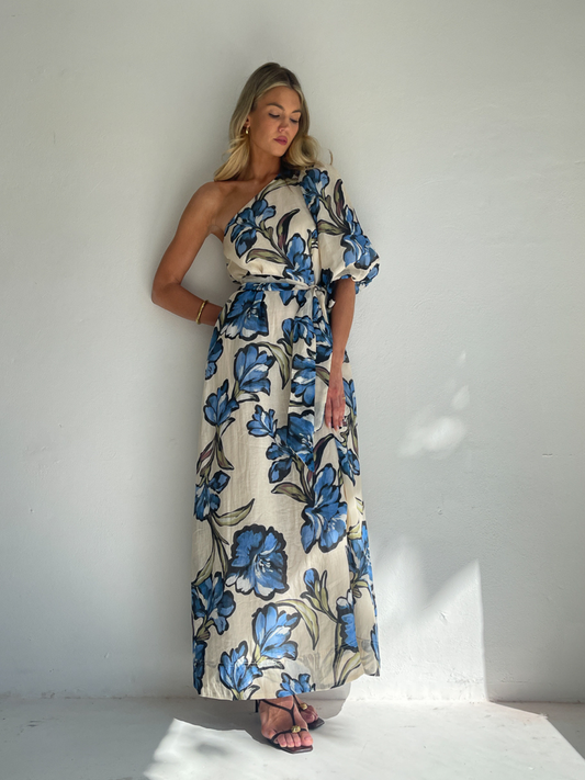 By Nicola Astrid Maxi Dress in Waikiki Floral