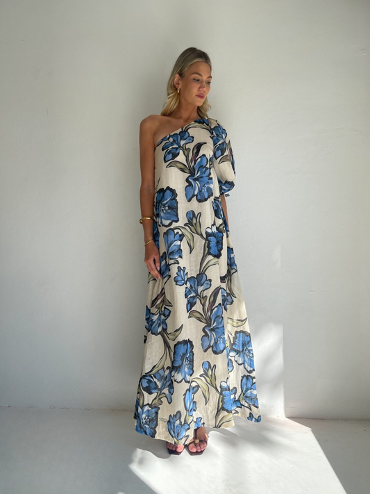 By Nicola Astrid Maxi Dress in Waikiki Floral