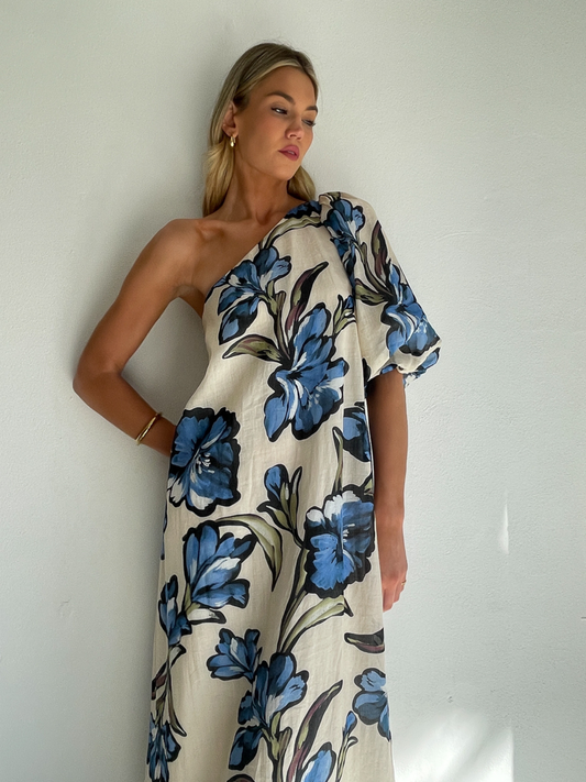By Nicola Astrid Maxi Dress in Waikiki Floral