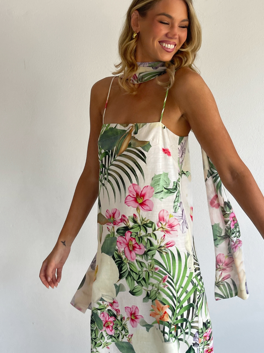 By Nicola Ivy Maxi Dress in Fleur Tropicale