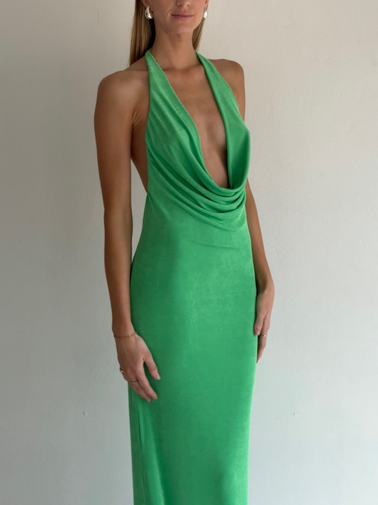 By Nicola Riley Maxi Dress in Green Coco & Lola By Nicola Riley Maxi Dress in Green Coco & Lola