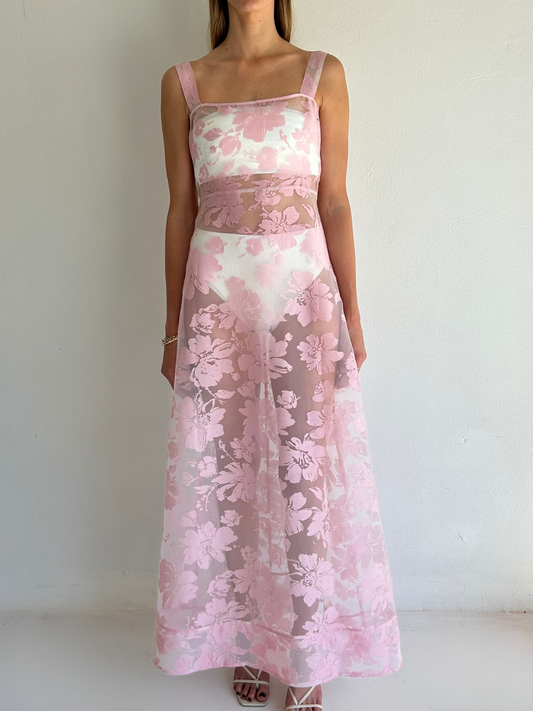 By Nicola Goldie Maxi Dress in Marshmallow