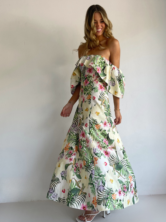 By Nicola Paradiso Maxi Dress in Fleur Tropicale