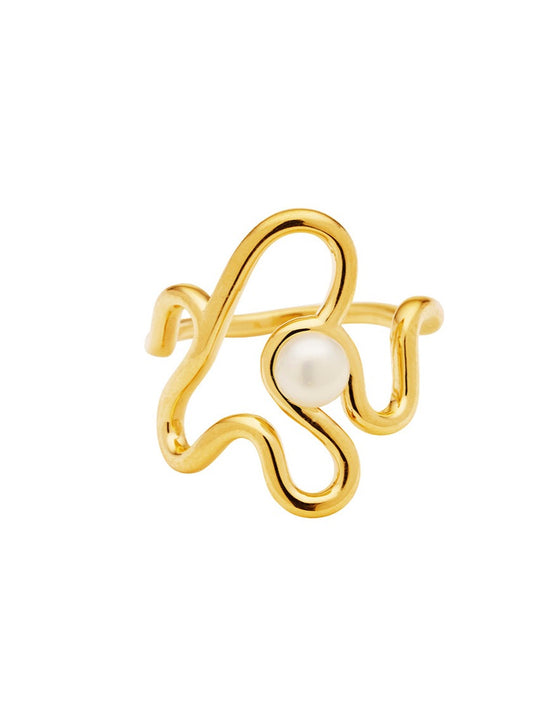 Amber Sceats Zahra Ring in Gold