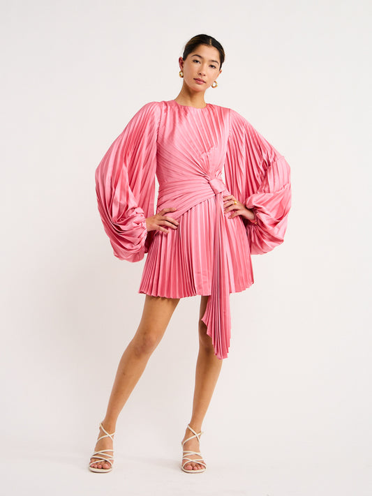 Acler Ashcroft Dress in Tulip Pink