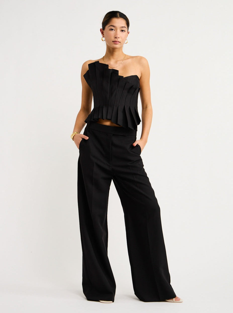 Camilla and Marc Bostan Tailored Pant in Black – Coco & Lola