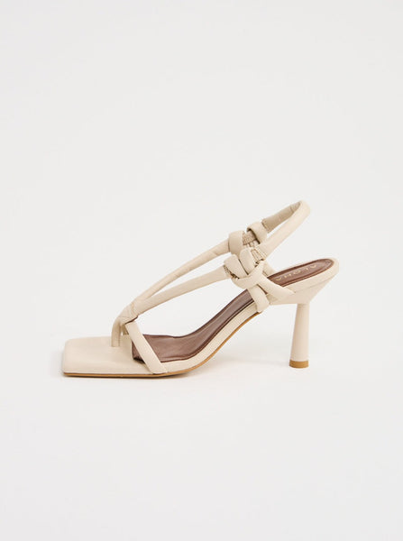 Alohas Sheila Heel in Cream Coco Lola