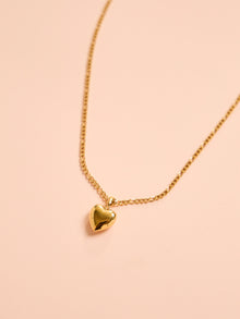 Arms of Eve Rose Heart Necklace in Gold