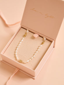 By Charlotte Eye of Purity Pearl Choker in Gold Vermeil