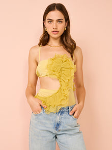 Bec & Bridge Spiral Crush Top in Citrus