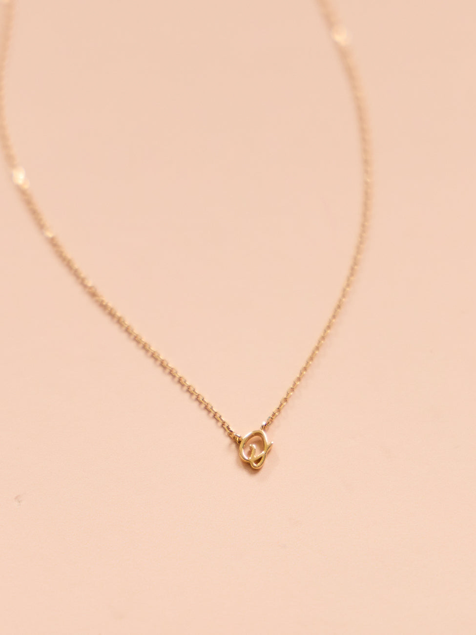 By Charlotte 14k Gold Love O Necklace in Gold