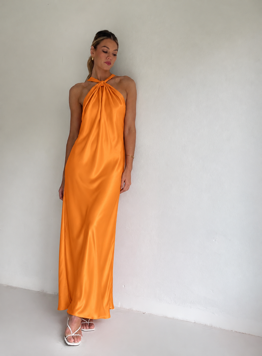 By Nicola Selma Maxi Dress in Tangelo