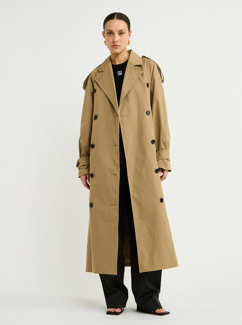 Camilla and Marc Collins Trench Coat in Camel – Coco & Lola