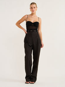 Camilla and Marc Conrad Pant in Black