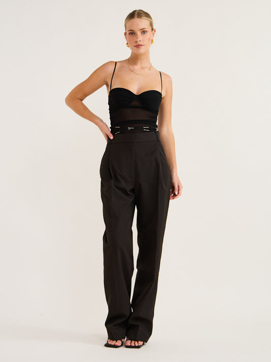 Camilla and Marc Conrad Pant in Black