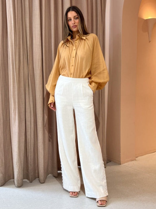 Saint Armont Suki Pant in Bone