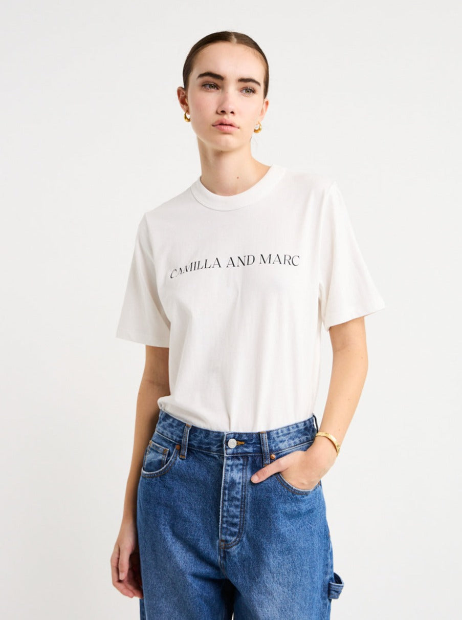 Camilla and Marc Asher Tee in White – Coco & Lola