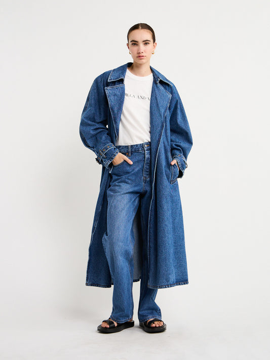 Camilla and Marc Bea Trench in Classic Blue
