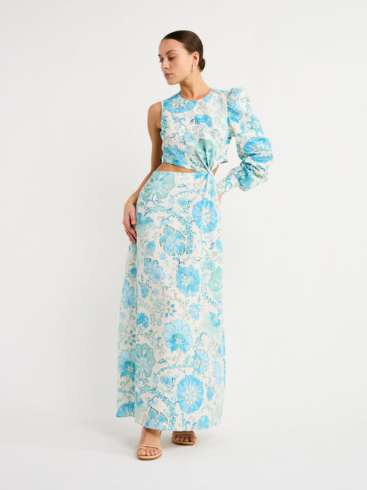 Kate Ford Nemea Opened Gown in Multi