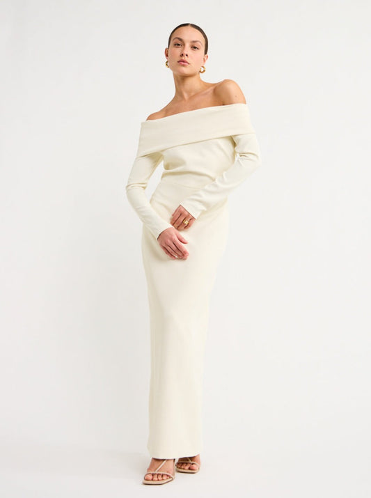 Manning Cartell Another Story Off- Shoulder Dress in Nougat