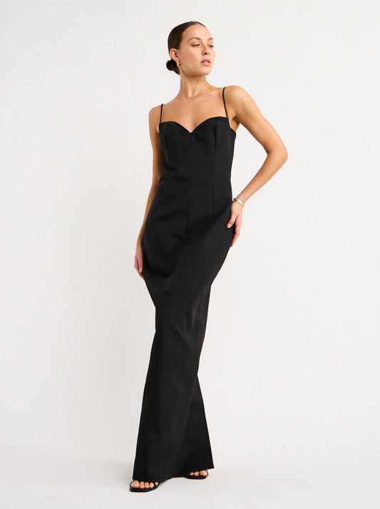 Rachel Gilbert Bodie Gown in Black