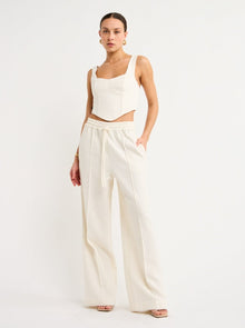 Shona Joy Amura Relaxed Pant in Cream