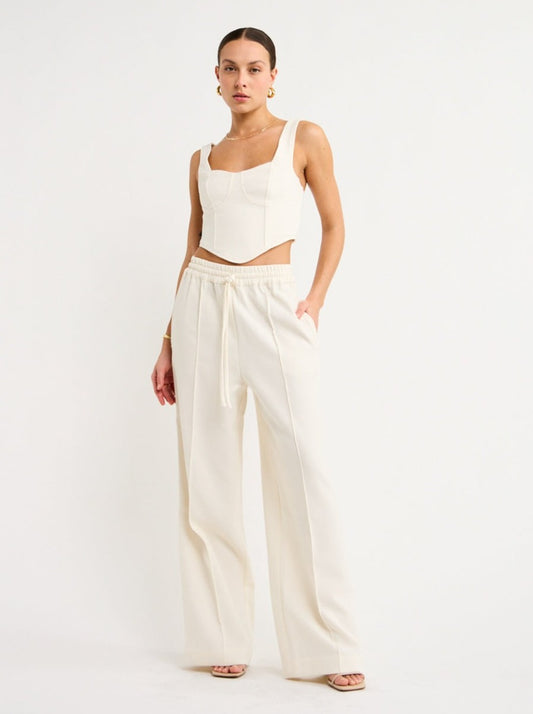 Shona Joy Amura Relaxed Pant in Cream