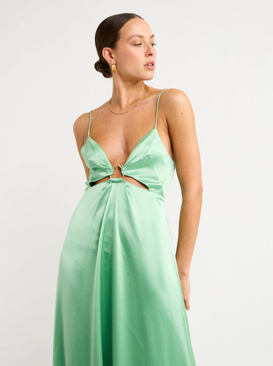 Acler Borradale Dress in Mantis Green Coco & Lola Acler Borradale Dress in Mantis Green Coco & Lola