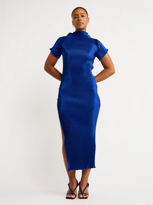 Lidee London Cocktail Dress in Regal Blue