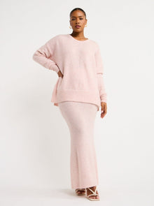 Suboo Mollie Maxi Skirt in Light Pink